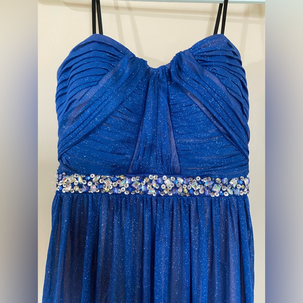 Sparkly Blue Long Gown
